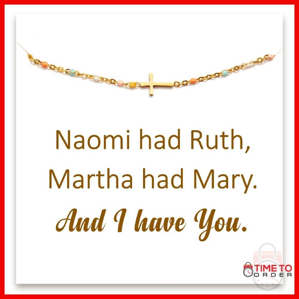 Sterling Silver Cross Charm Bracelet Adjustable 6-8" Chain